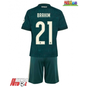 Real Madrid Brahim Diaz #21 Segunda Equipación Niños 2026-27 Manga Corta (+ Pantalones cortos)
